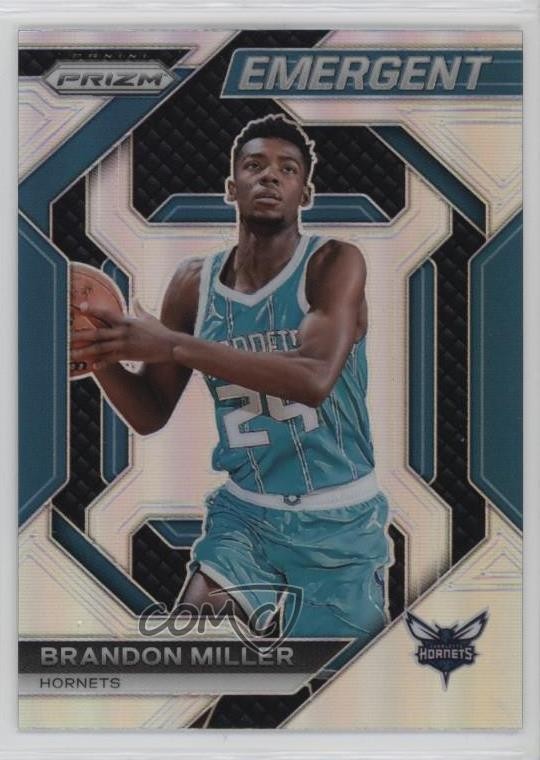 2023-24 Panini Prizm Emergent Silver Prizm Brandon Miller #17 Rookie RC 1a53