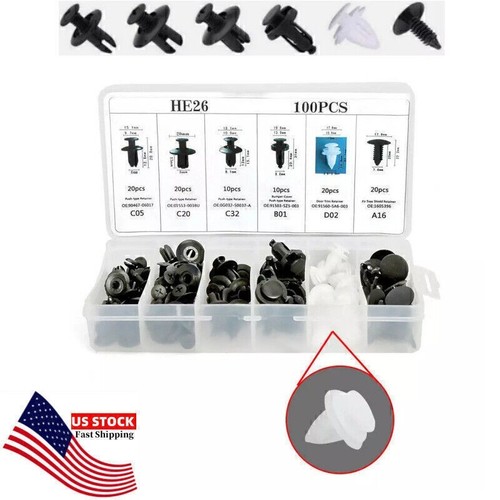 100pcs Door Trim Panel Retainer Clips For Chevy GMC C1500 C2500 C3500 Suburban - Foto 11