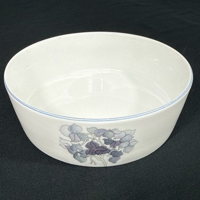 Block Spal Hydrangea Cereal Soup Bowl Watercolors Portugal Goertzen 1982 Vtg MCM