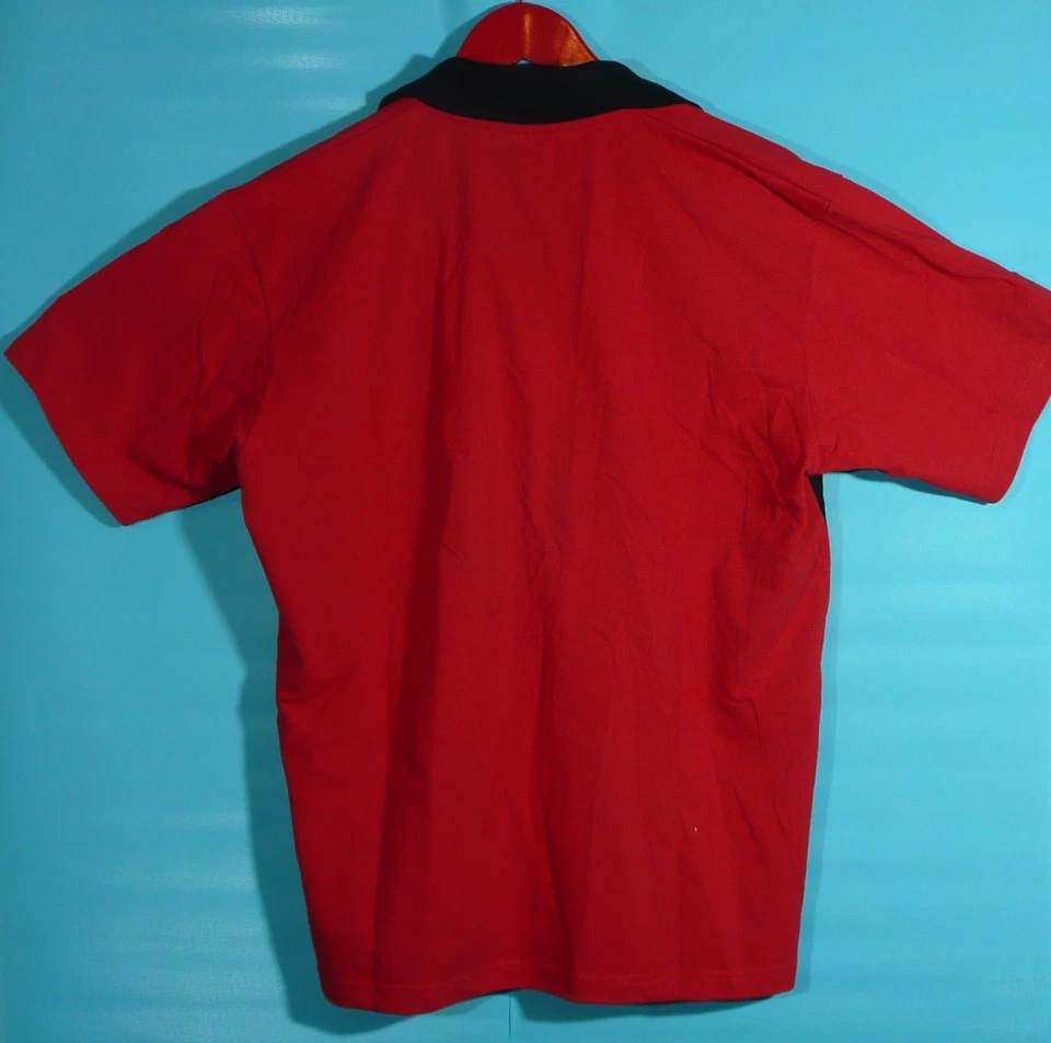 247/ Rayo Vallecano Polo Original Rojo /Talla L /Nuevo /Patrick - Imagen 2 de 2