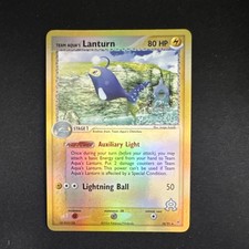Pokémon Team Aqua's Lanturn 28/95 - EX Team Magma vs Team Aqua-Reverse Rare Mint on eBay