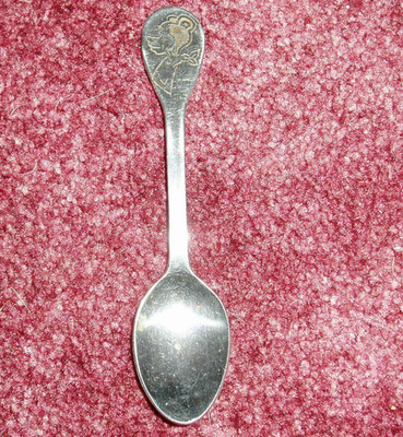 VTG Tommee Tippee Stainless Korea Child Spoon Mouse Character