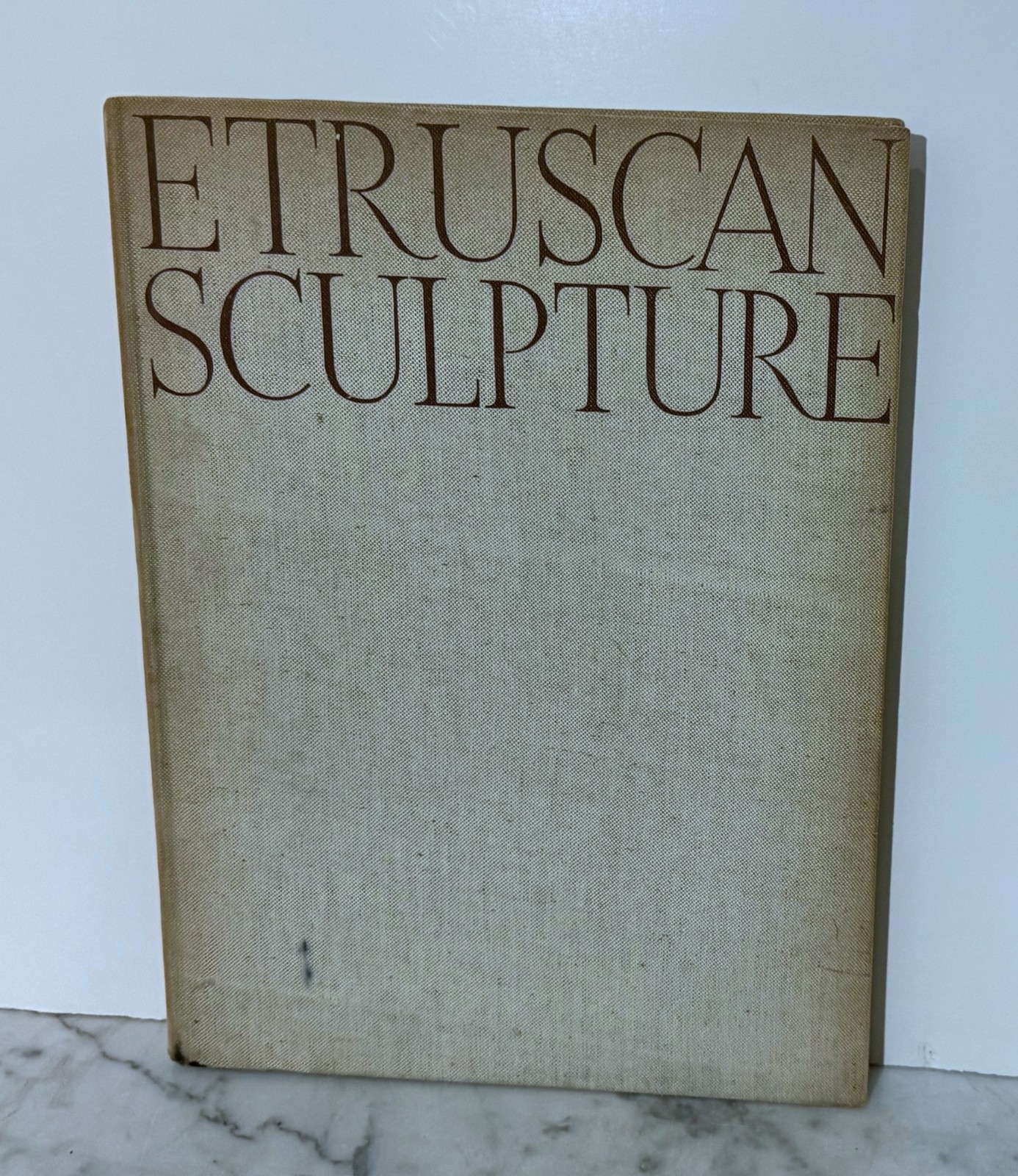 1941 - Etruscan Sculpture - By Ludwig Goldscheider - Hardcover - Phaidon Edition