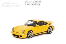 1:18 Almost Real Porsche 911 RUF CTR yellow model car Collectible