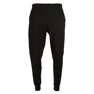 Men's Lacoste Black Slim Fit Heathered Cotton Blend Tracksuit Trousers