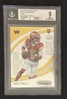 JAYDEN DANIELS~ 2024 Panini Prizm Deca DOWNTOWN Bound GOLD Rookie #4/10🔥BGS 9