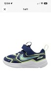Nike Cosmic Runner Baby Toddler Shoes Size 5c Slip On Hm4401 Blue Green White