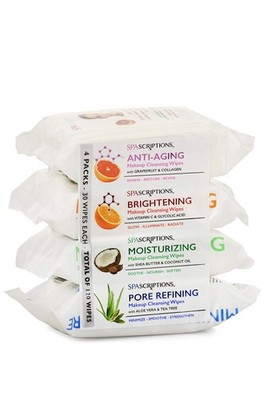 Anti-Aging, Brightening, & Pore Refining Towelettes Removes Waterproof Makeup