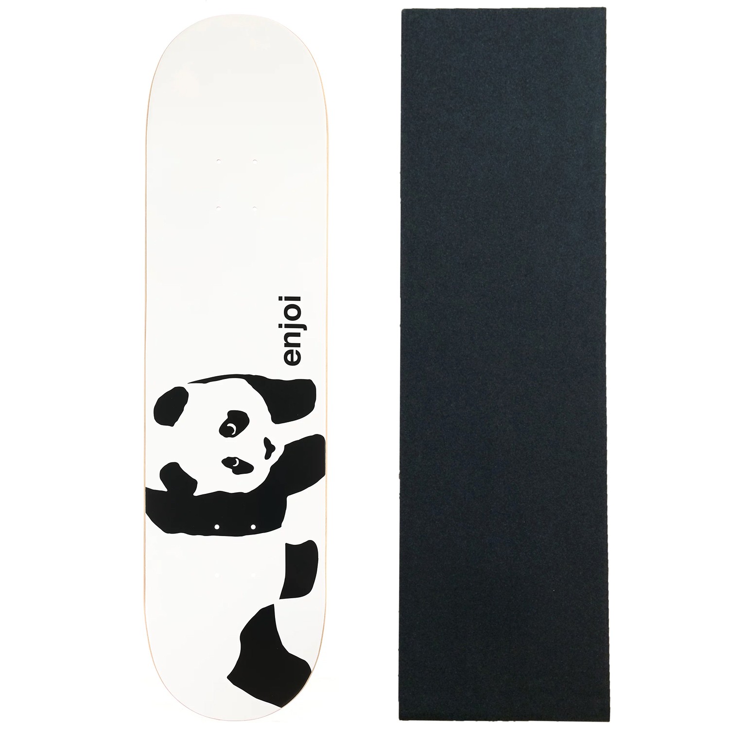 Enjoi Skateboard Deck Whitey Panda 8.5" x 32.25" with Grip