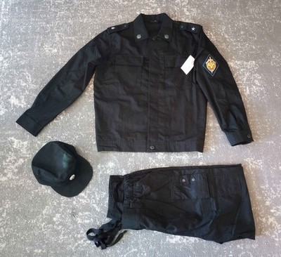 Russian FSB Major Black Noch M-86T Summer Service Uniform 50/5 Medium 2010's Set