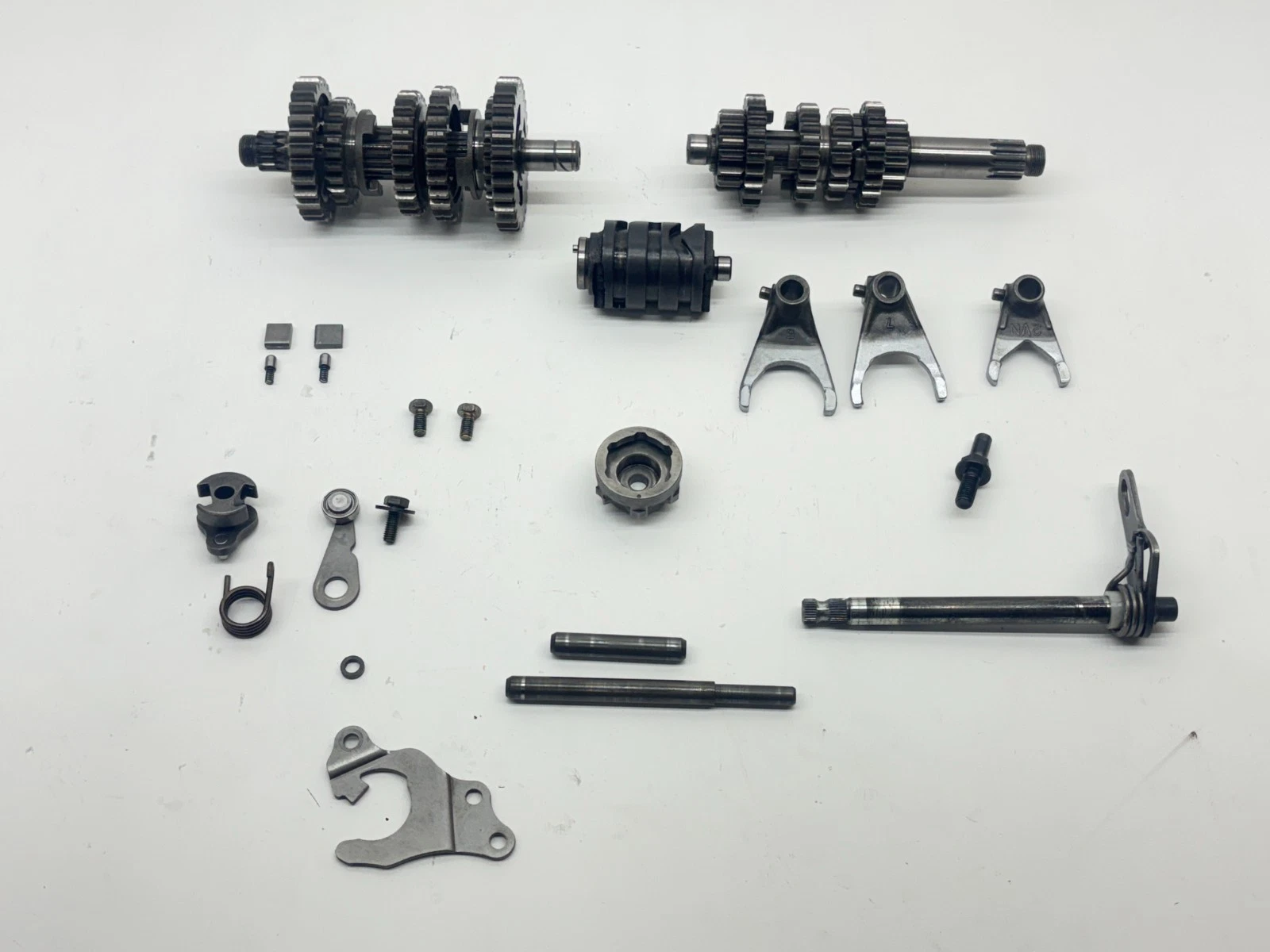 2000 Yamaha YZ125 Transmission Assembly Tranny Engine Gears Shaft Forks Spindle