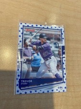 2020 Panini Donruss Independence Day Variation Trevor Story - Colorado Rockies