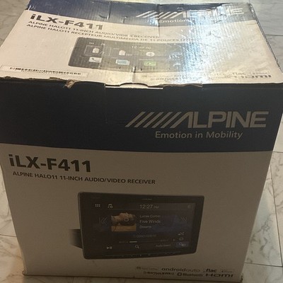 Alpine iLX-F411 Halo11 11in Touchscreen A/V Receiver 1 DIN CarPlay Android BT