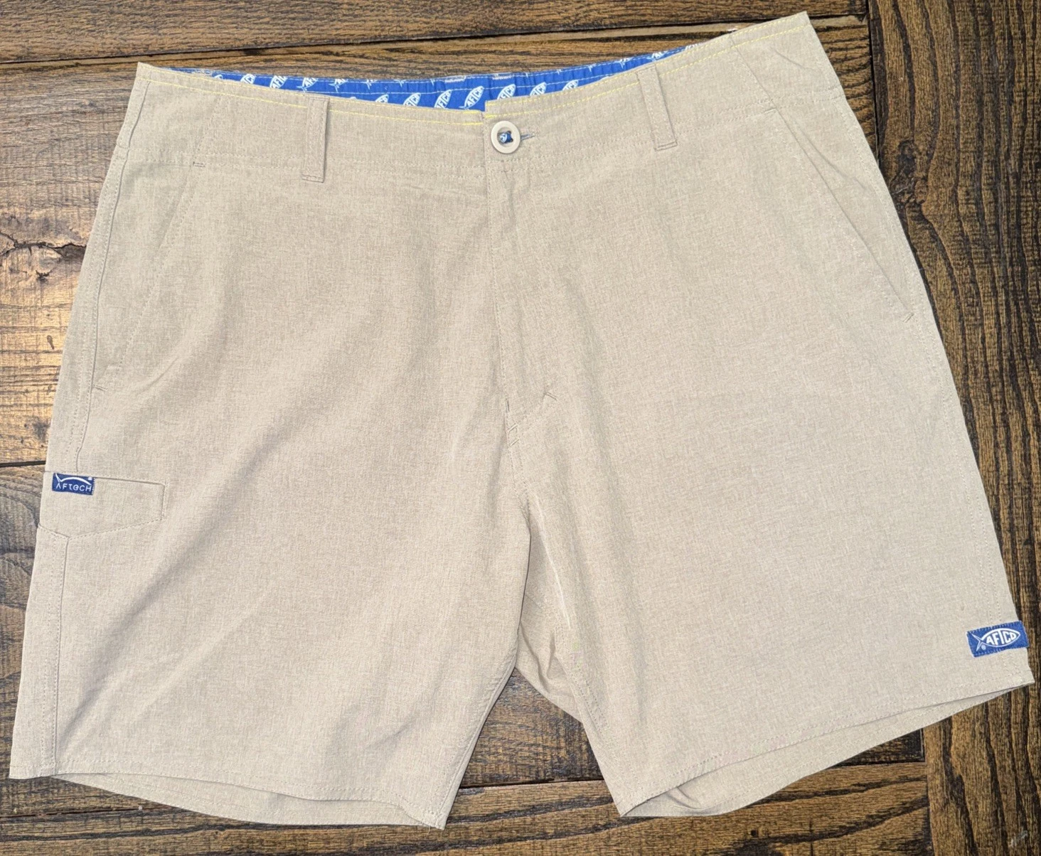 AFTCO Men Shorts Size 32 The Original Fishing Short Stretch Beige AFTeCH
Opens in a new window or ta