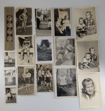 Black White Miscellaneous Photographs Of Children Lot of 16 Vintage