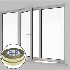 2 Rolls Foams Single-sided Tapes Soundproofing EVA Sponge Sealing Tapes