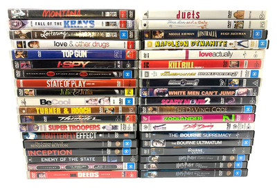 Bulk Movie DVD Bundle Reseller Lot 38+ Various Movies PAL Region 4 VGC 002