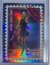 2025 Topps Chrome Aryna Sabalenka INTERNATIONAL POSTAGE STAMP SP Case Hit