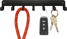 Key Holder Steel Metal Wall Key Hanger with Hooks for car, Apartment, Storage...