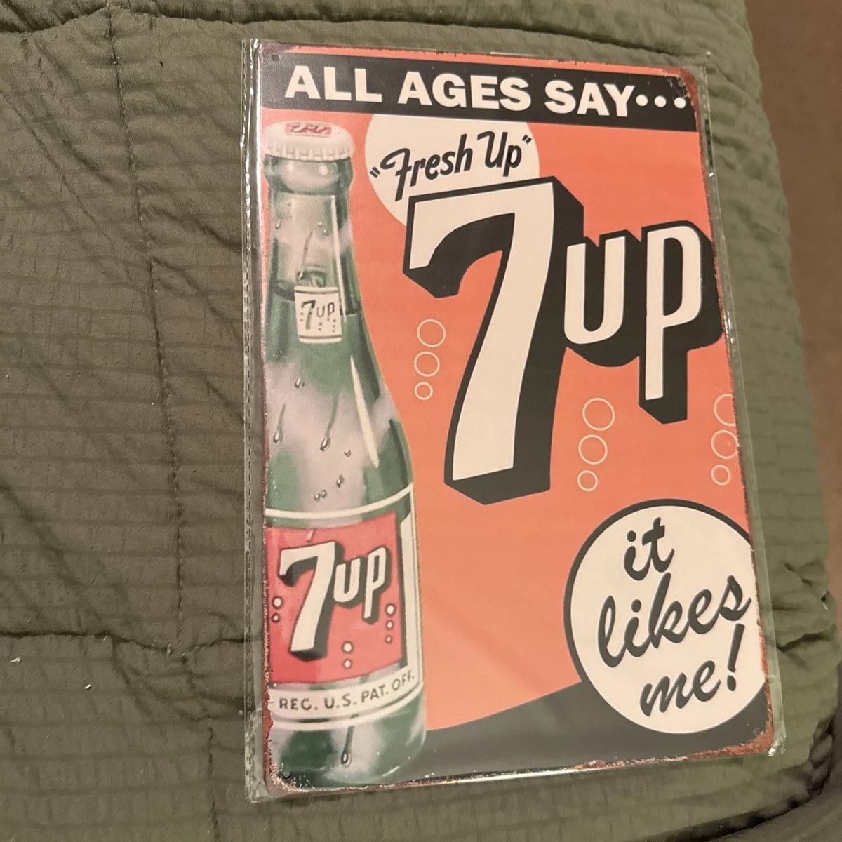 Reproduction 7 UP Advertising for sale | eBay