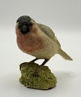 Realistic Bullfinch Bird Ornament – Wildlife Garden Figurine