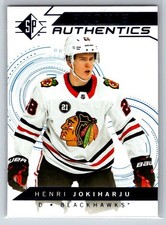 2018-19 Upper Deck SP Blue Rookie Authentics #138 Henri Jokiharju Blackhawks