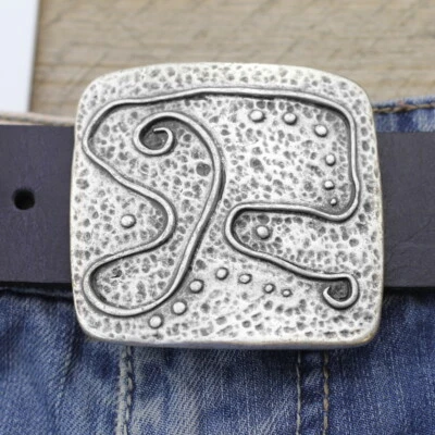 Desing Gürtelschnalle für Leder Ledergürtel, Wechselgürtel Gürtelschließe Damen - Bild 1 von 4