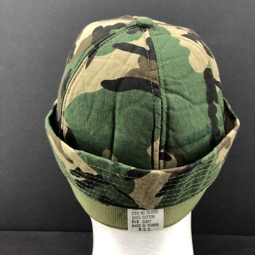 Vtg Camo Hunting Brimmed Ear Flap Mens Hat Size L Warm Insulated Winter Cap - Picture 5 of 10