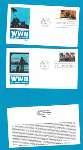 2981 a-j - VJ Day - set of 10 Artmaster & 50th Anniversary aboard USS Missouri - Picture 8 of 8