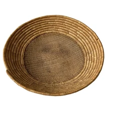 Vintage Ethiopian Basket Sifter Centerpiece Table Wall Decor Display 13.5 in