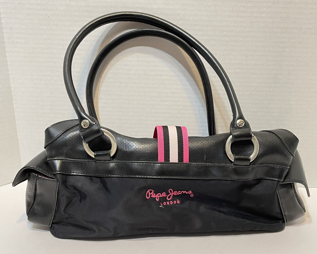 Vintage Pepe Jeans London Bucket Style Purse Handbag Double 
