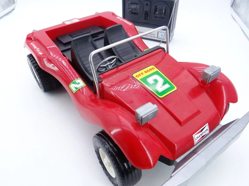 Road Star Sand Buggy Ferngesteuert Auto Alt RC Japan Europlay Nikko Tronico 1980 - Bild 4 von 4