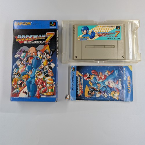 Rockman 7 - Mega Man Nintendo SNES Japan Version