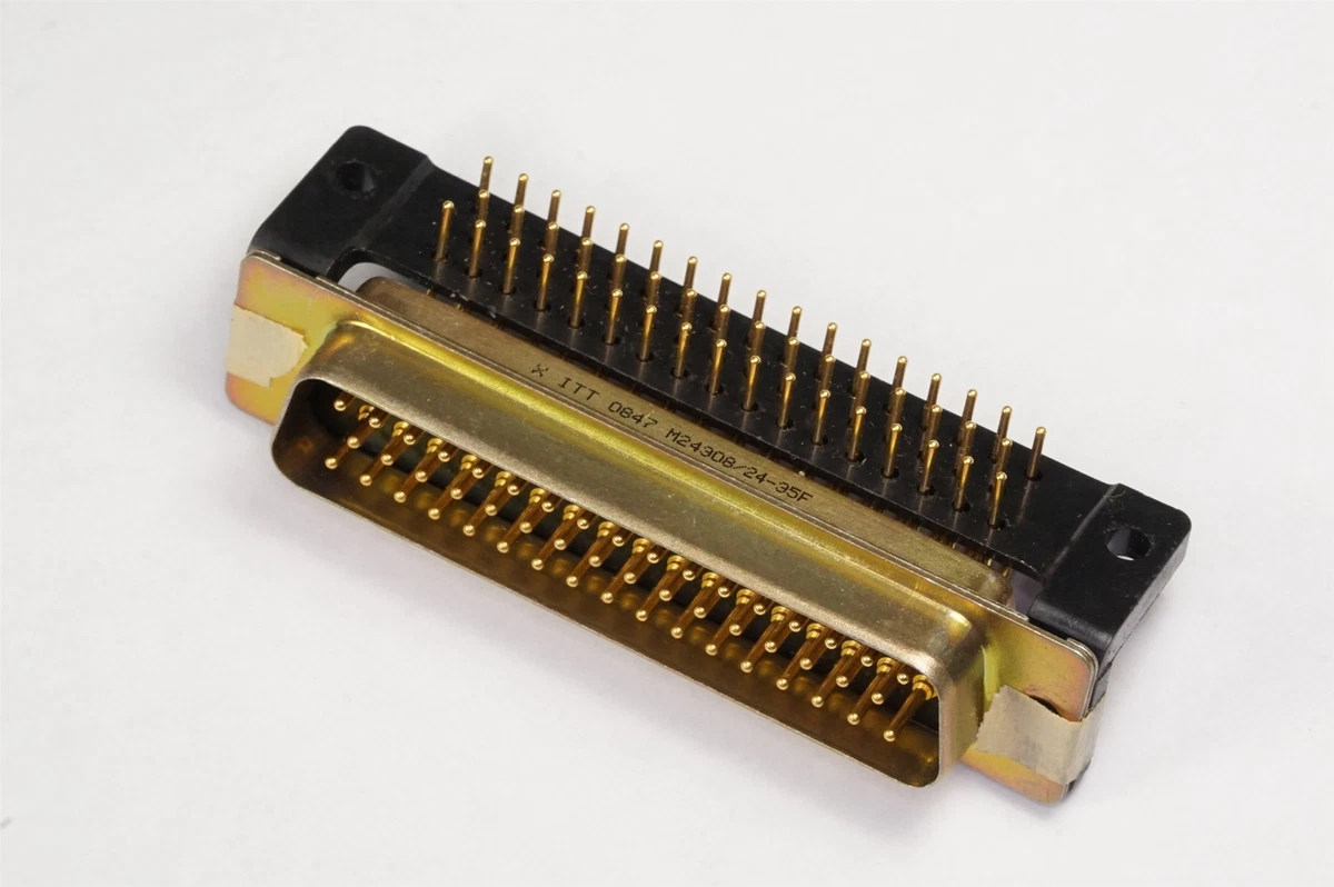 M24308/24-35F ITT Cannon D-Sub Connector Plug 50 Pos Male D Shell 