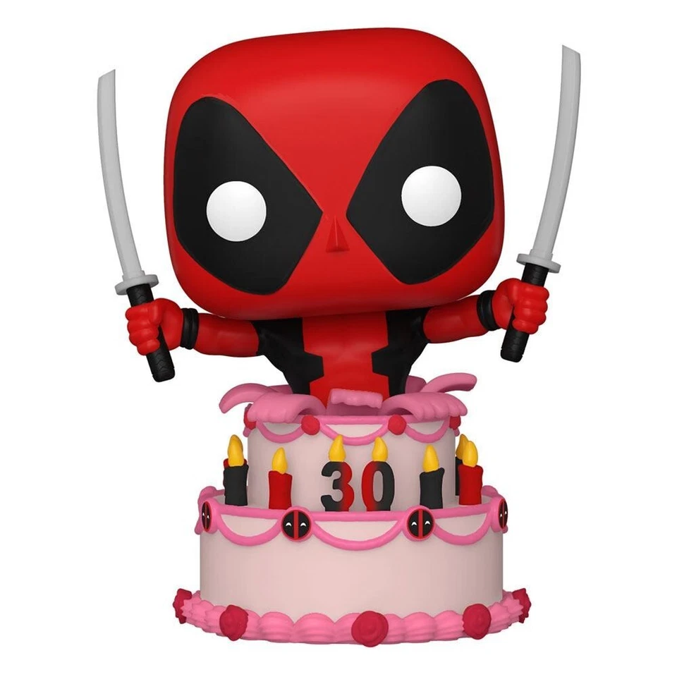 Funko Pop! Marvel: Deadpool 30th Anniversary POP! Vinyl Figure Deadpool in Cake - Immagine 2 di 2