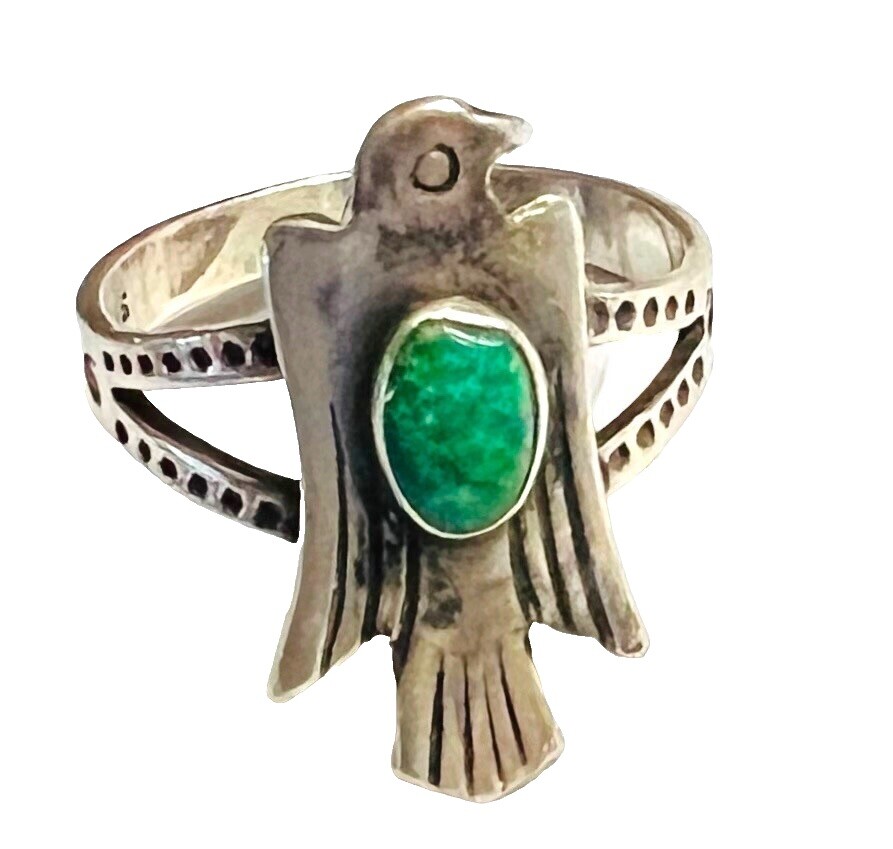 Fred Harvey Thunderbird Ring | eBay