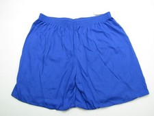 VTG Jerzees Reversible Athletic Gym Shorts Mens 3X Elastic Active Retro Blue NWT