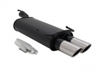 Novus Sportauspuff+Abe 2X76Mm Sr-Design Stahl FüR Opel Astra F