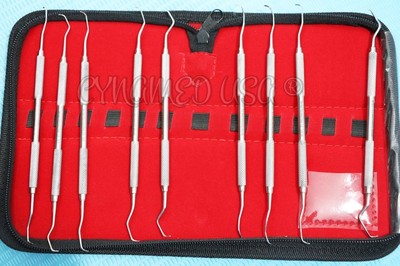 Juego Profesional De 7 Piezas De Curetas Periodontales De