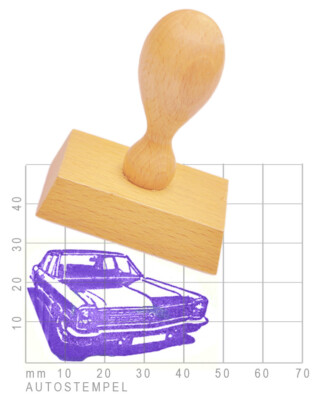 Opel Diplomat B Klassiker / Oldtimer als Stempel, Autostempel