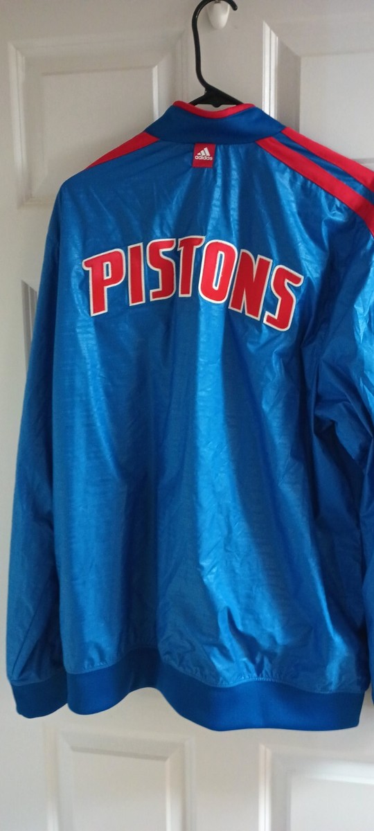 【激レア】アディダス ジャージ サイズM　NBA　PISTONS ブルー 激レア】アディダス ジャージ サイズM NBA PISTONS ブルー