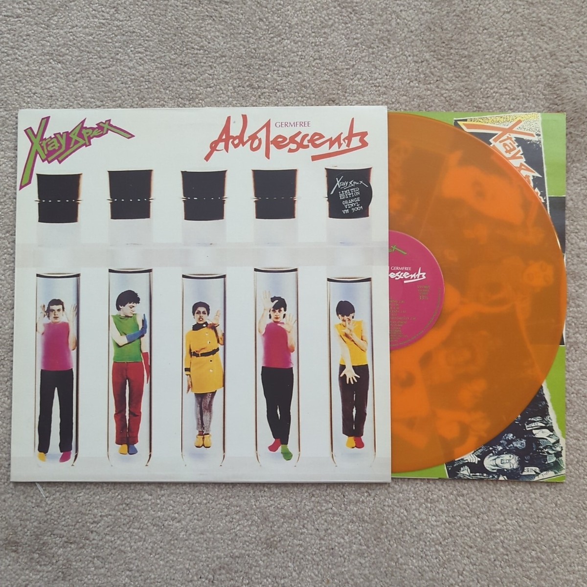 美盤　日本盤LP Xray Spex Germ Free Adolescents Amazon.co.jp: Germfree Adolescents: ミュージック