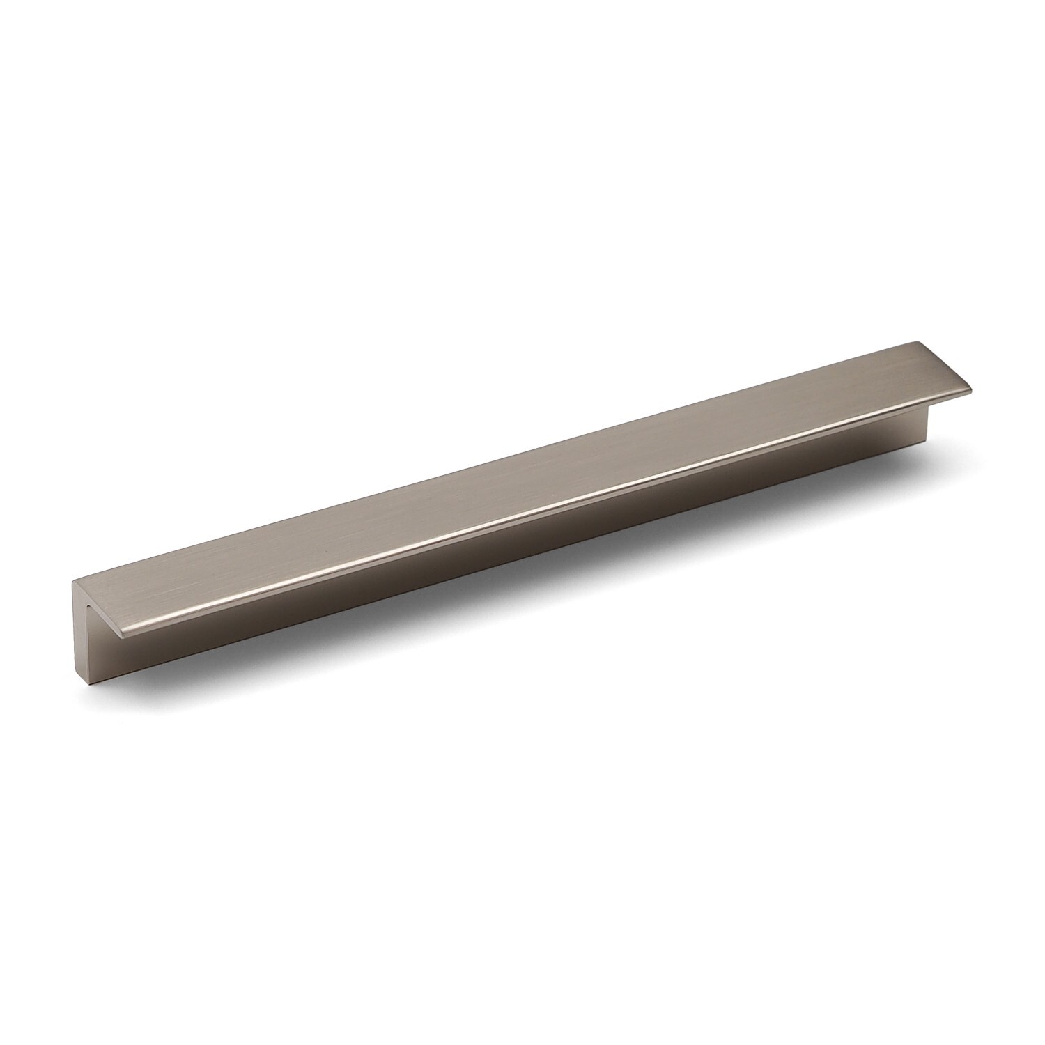 Nickel L Shaped Handle Rear Fix 160mm Silver Cabinet Cupboard Door Drawer Handle