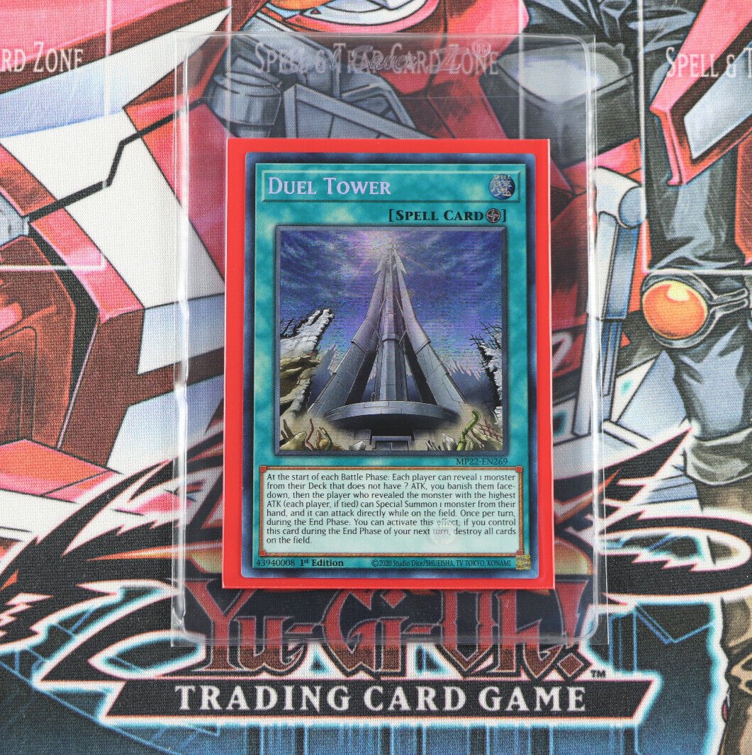 YuGiOh Spell Card Duel Tower MP22-EN269 1st Edition Prismatic Secret Rare YuGiOh Spell Card Duel Tower MP22-EN269 1st Edition Prismatic Secret Rare