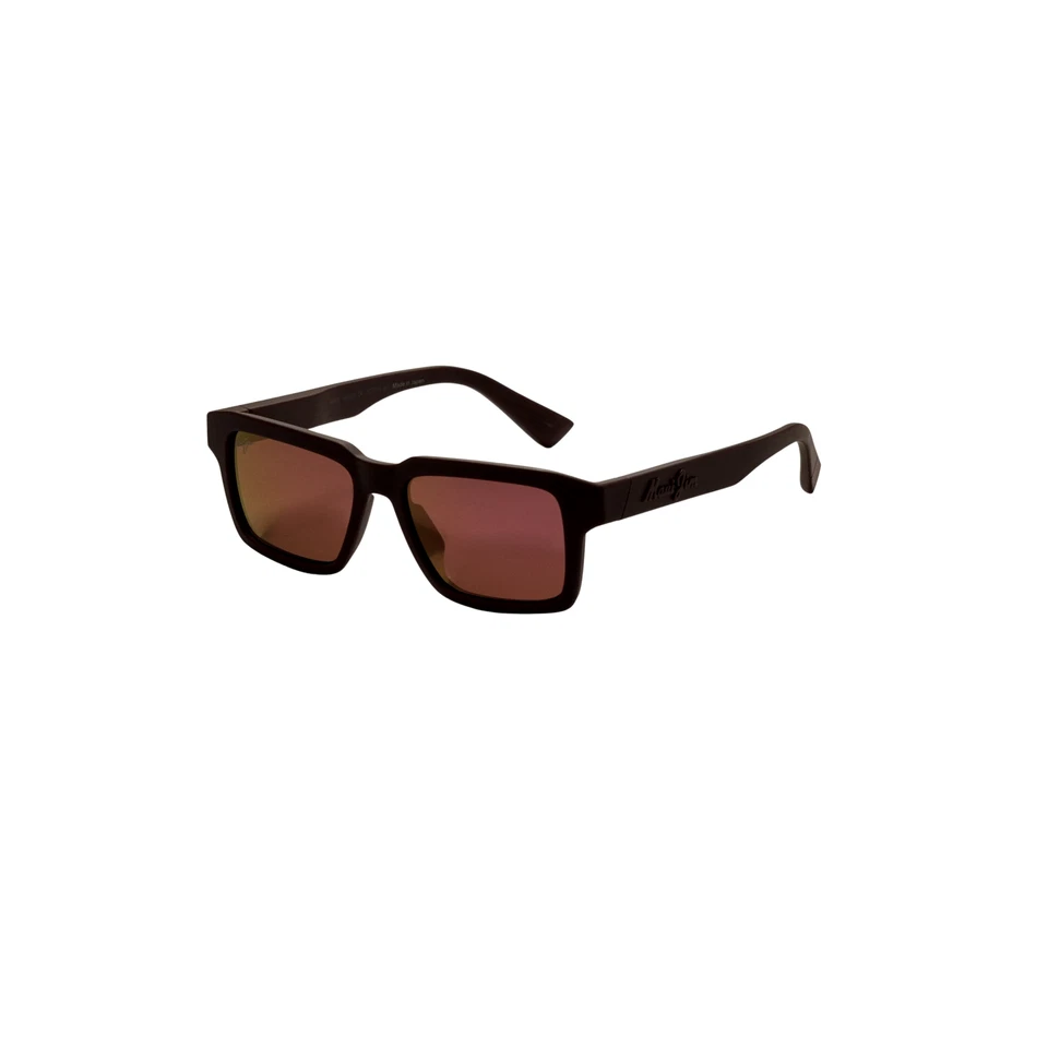 Gafas de sol polarizadas Maui Jim para hombre 53 mm mate borgoña MJ0635S-003