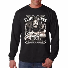 TBL DUDE The big Lebowski  ABIDE Jeff Bridges long sleeve t-shirt OZ9277