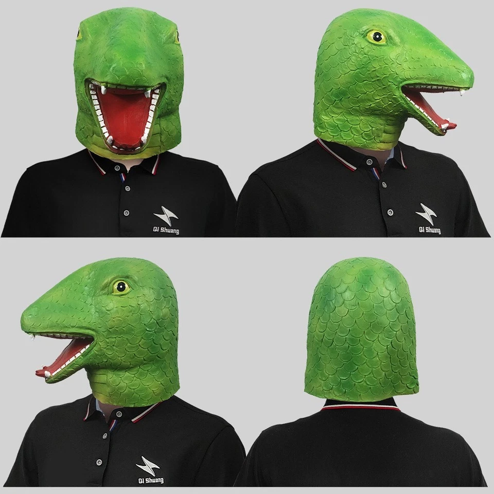 Masquerade Latex Fancy 12 Zodiac Animals Head Mask Carnival Party Roleplay Props - Image 3 of 4