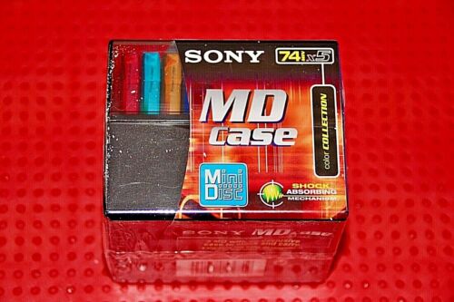 MD SONY COLOR COLLECTION MINI DISC FIVE PACK (5) (SEALED) - Picture 2 of 6