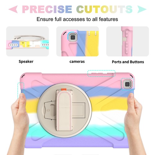 Kids Case For Samsung Galaxy Tab A 8.0 2019 T290 T295 Shockproof Rotating Cover - Picture 6 of 32