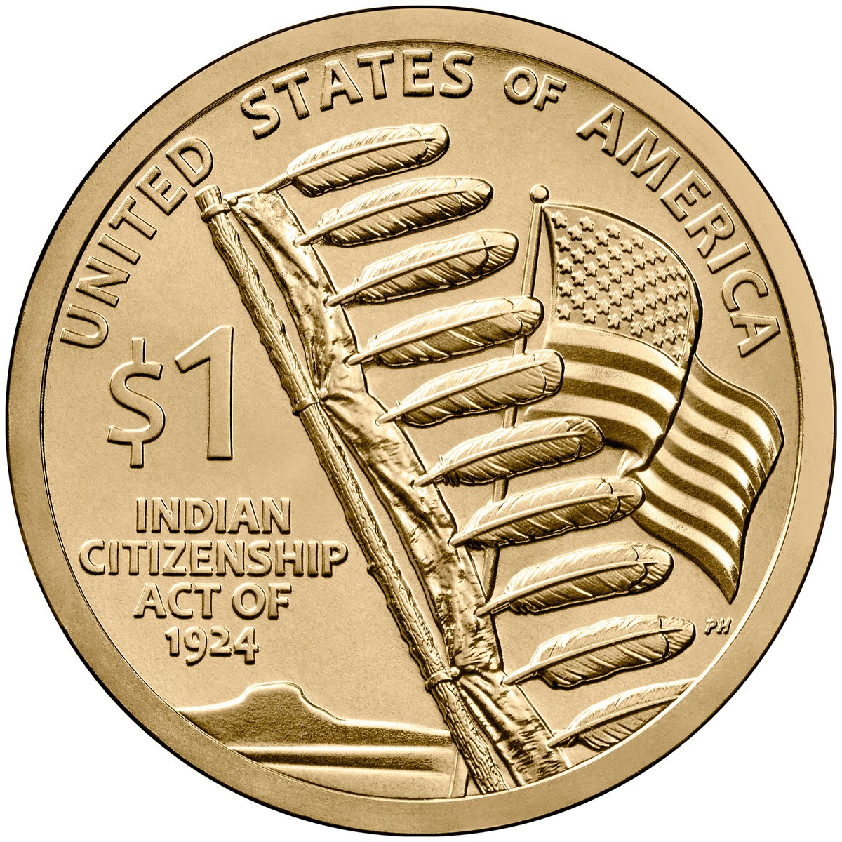 2024 D Native American Indian U.S. Mint Sacagawea $1 Dollar UNC